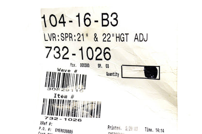 MTD 732-1026 Spring Lever NOS