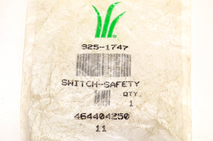MTD 925-1747 Plunger Switch NOS
