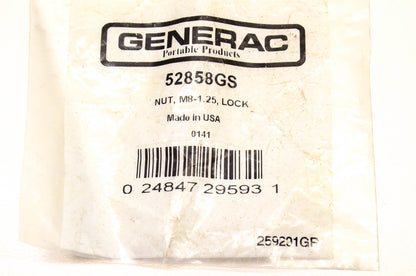Generac 52858GS Lock Nut NOS