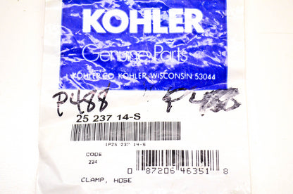 Kohler 25 237 14-S Hose Clamp NOS