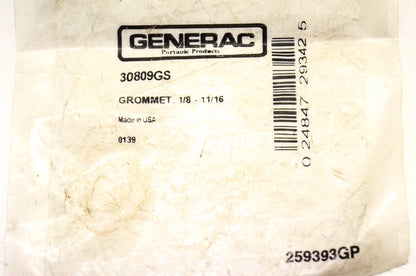 Generac 30809GS Grommet 1/8 - 11/16 NOS