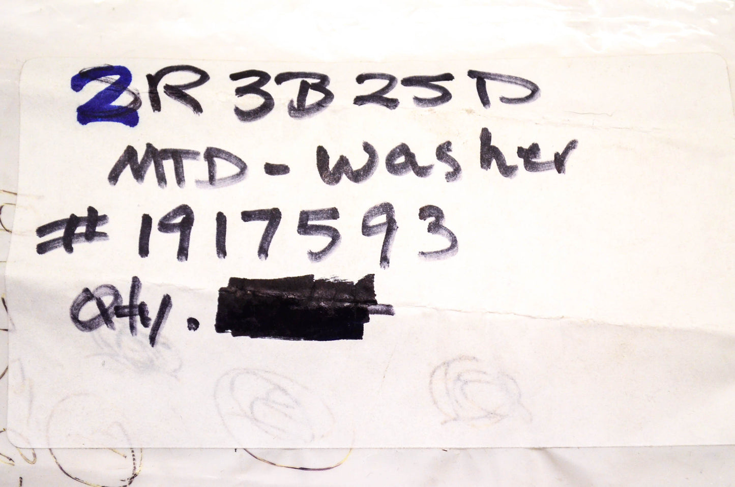 Troy-Bilt 1917593 Lock Ring NOS