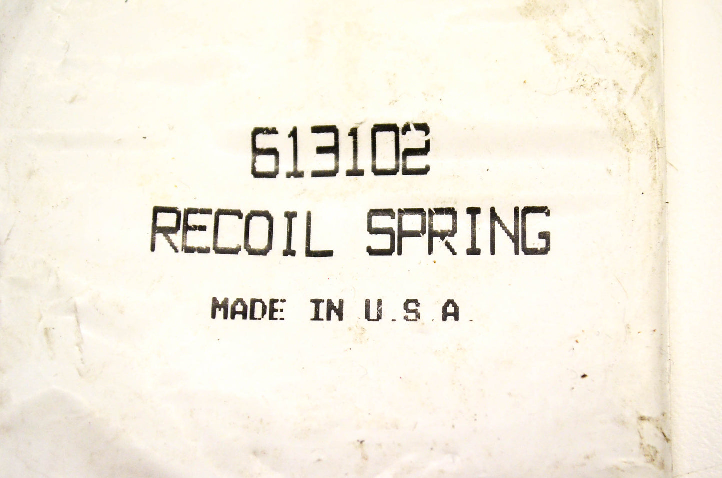 MTD 613102 Starter Spring NOS