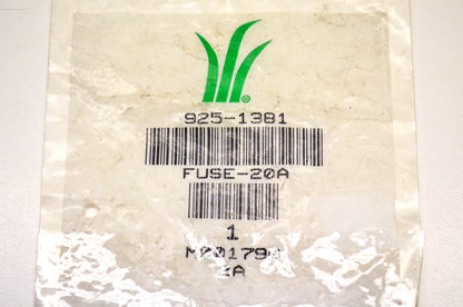 MTD 925-1381 Fuse 20 Amp NOS