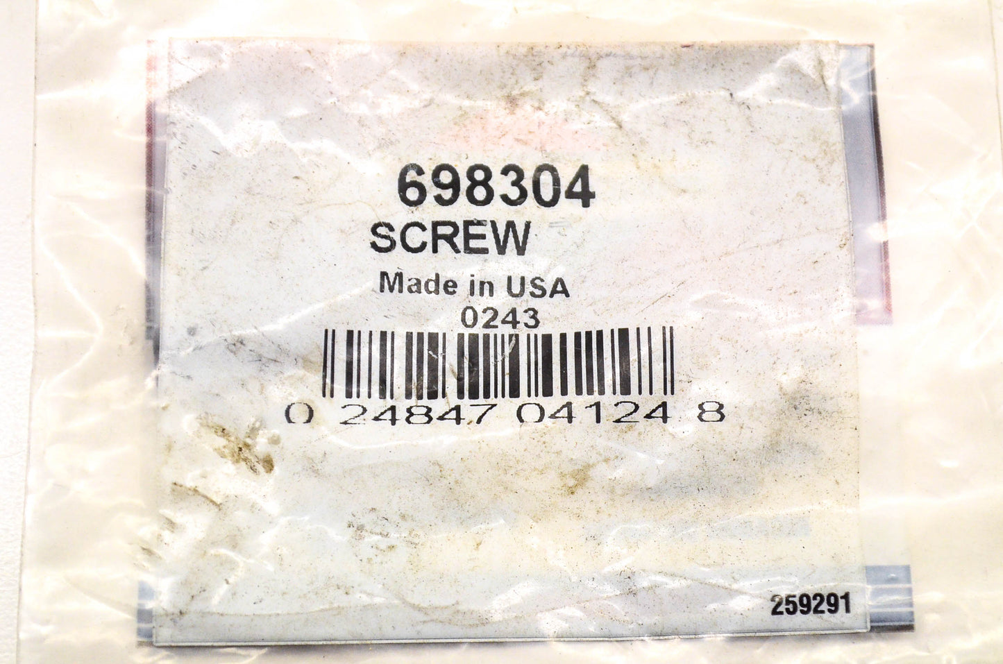 New OEM Briggs & Stratton 698304 Screw NOS