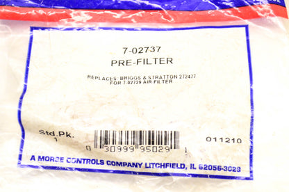 Prime Line 7-02737, 272477, 2-02729 Pre-Filter NOS