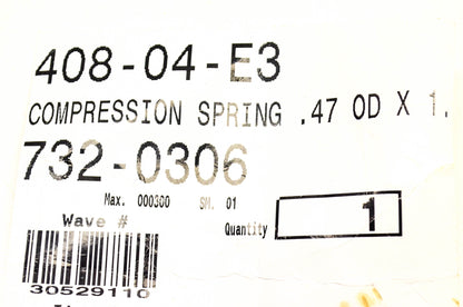 MTD 732-0306 Compression Spring NOS