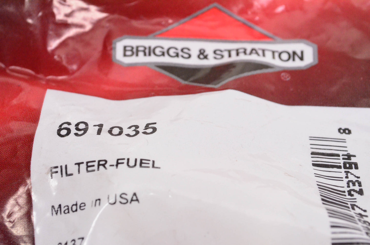 New OEM Briggs & Stratton 691035 Fuel Filter NOS