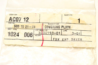 New OEM Husqvarna 503 15 21-01, 503152101 Covering Plate NOS