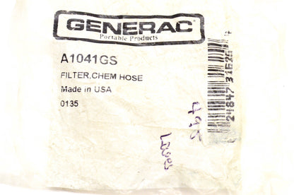 Generac A1041GS Chemical Hose Filter NOS