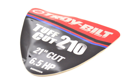 Troy-Bilt 115-07-G3 Tuff Cut 210 Decal NOS