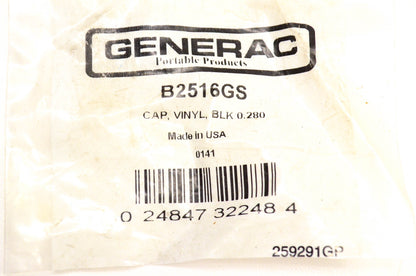 Generac B2516GS Vinyl Cap Black NOS