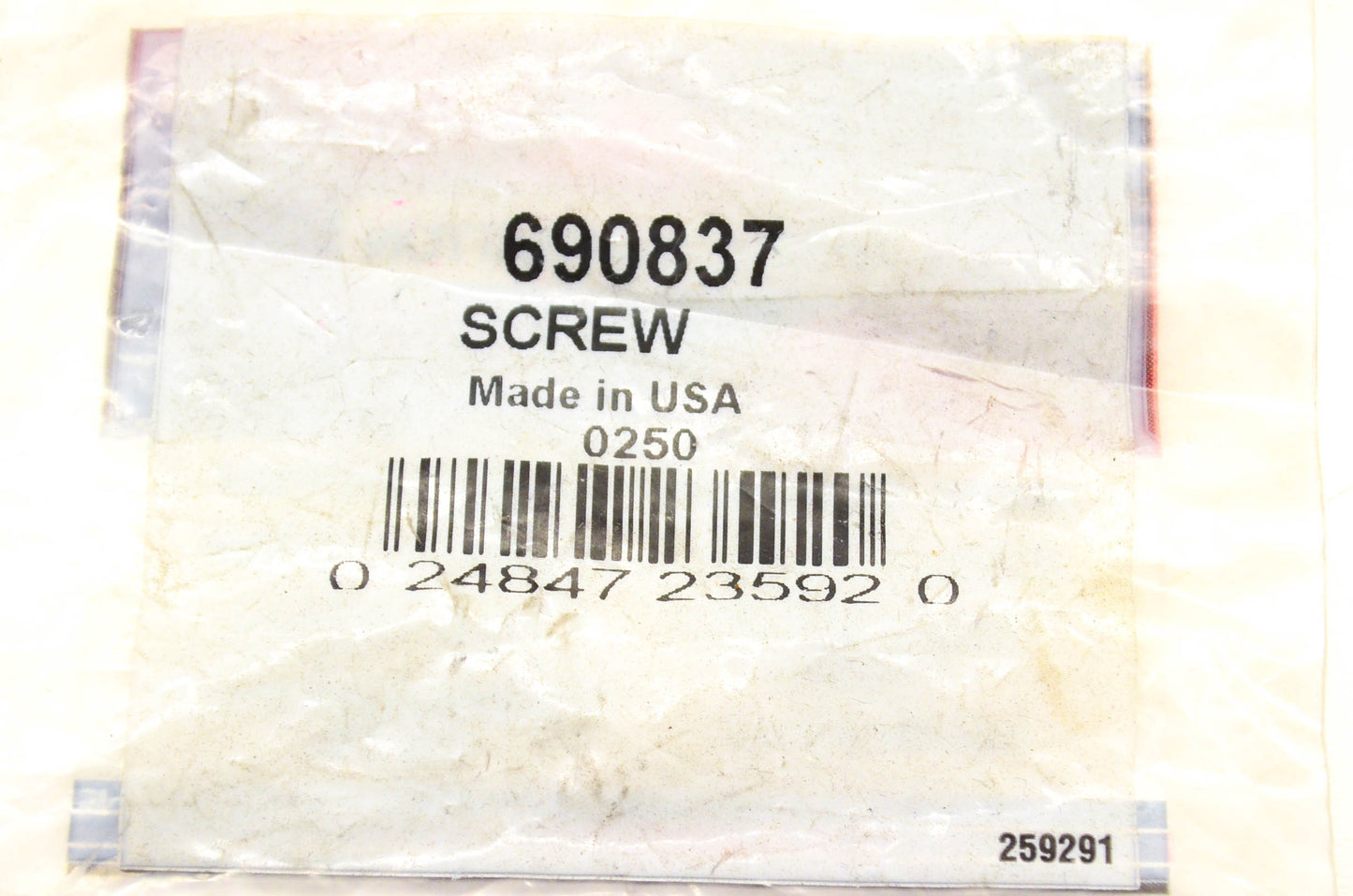 New OEM Briggs & Stratton 690837 Screw Qty 3 NOS