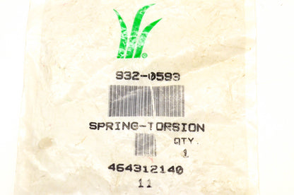 MTD 932-0593 Torsion Spring NOS
