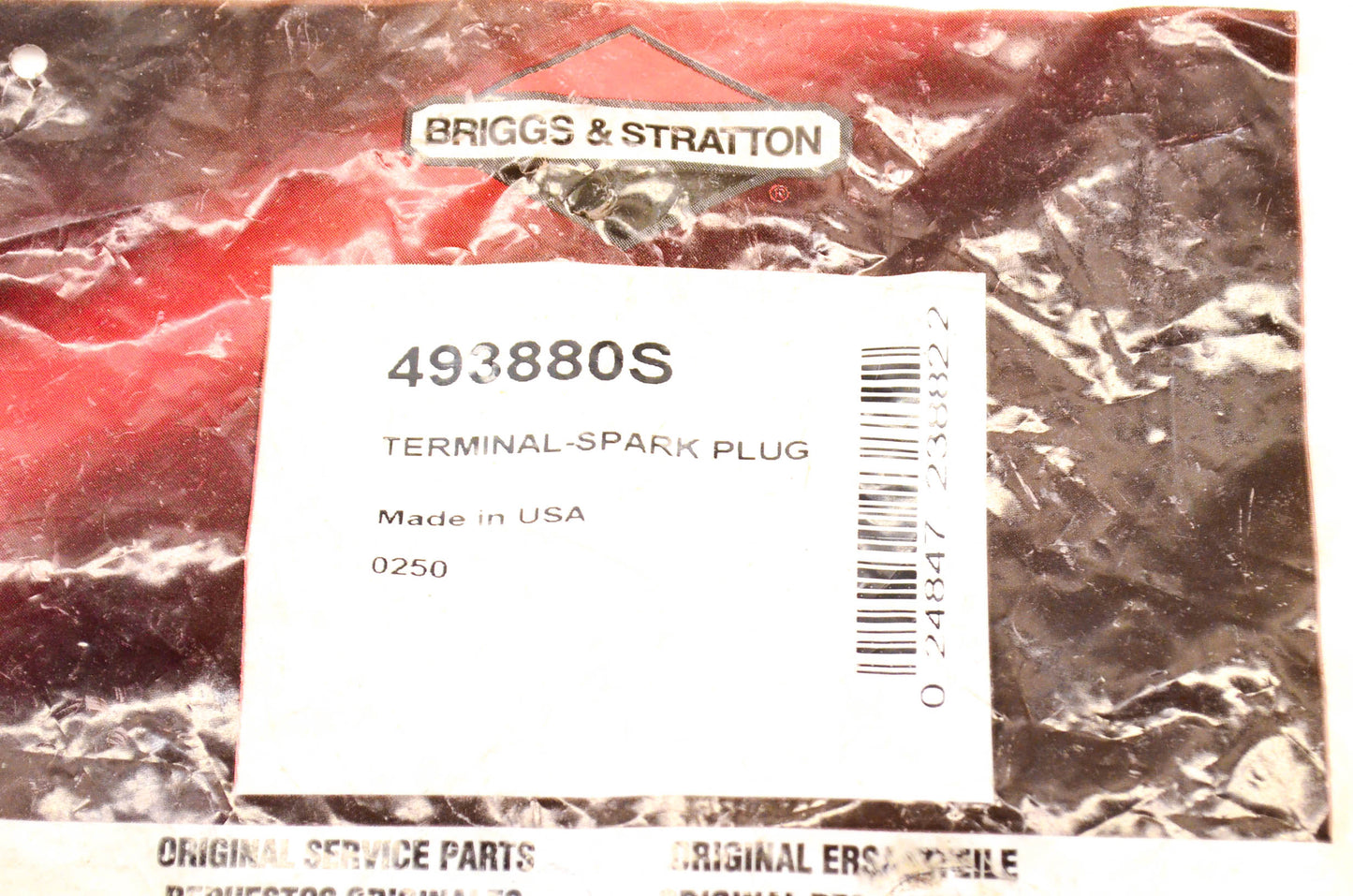 New OEM Briggs & Stratton 493880S Spark Plug Terminal NOS