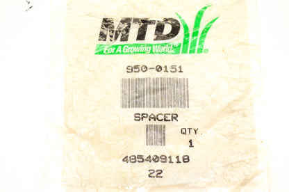 MTD 950-0151 Spacer NOS