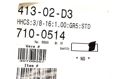 MTD 710-0514 Hex Screw NOS