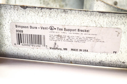 DuraVent 3069, 617J Tee Support Bracket Kit NOS