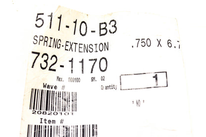 MTD 732-1170 Extension Spring NOS