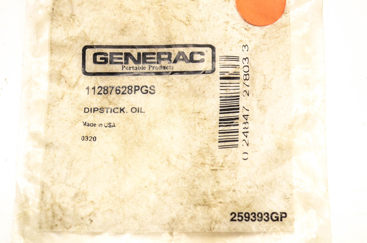Generac 11287628PGS Oil Dipstick NOS