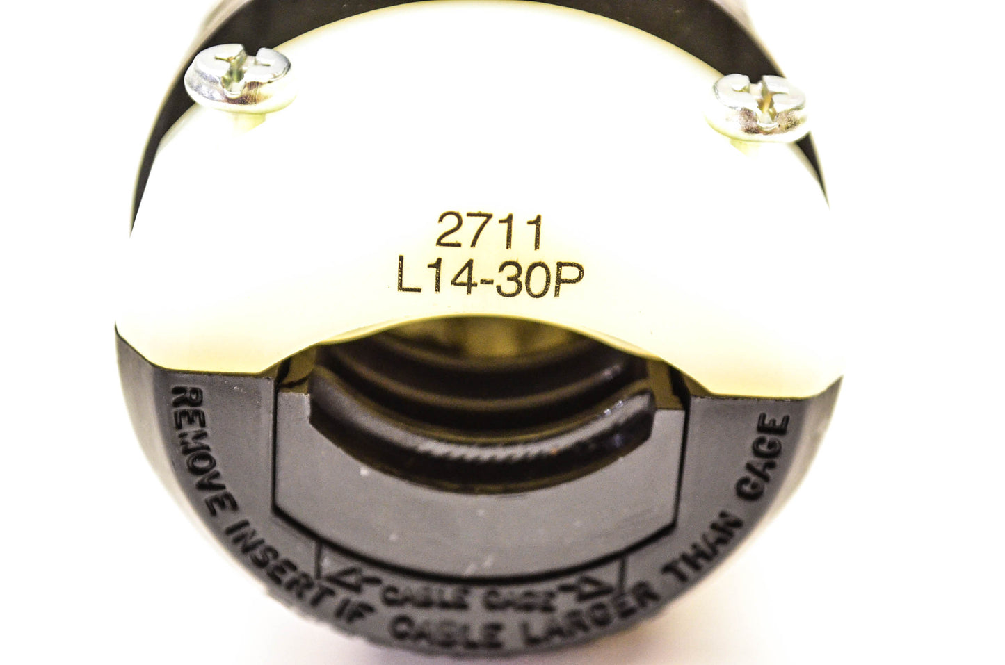 Leviton L14-30P Locking Plug 30 Amp 125/250 Volt 4 Wire NOS