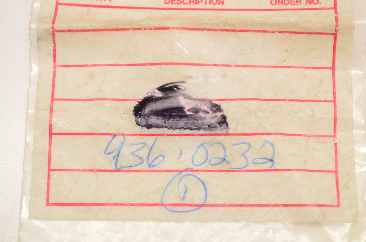 MTD 936-0232 Washer NOS