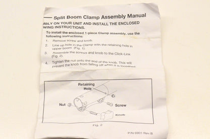 Aftermarket 6901 Rev. B Split Boom Clamp Assembly NOS