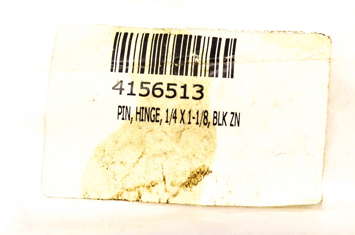 Char-Broil 4156513 Hinge Pin 1/4 x 1-1/8 Black NOS