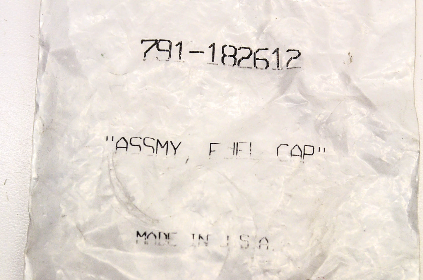 MTD 791-182612 Fuel Cap Assembly NOS