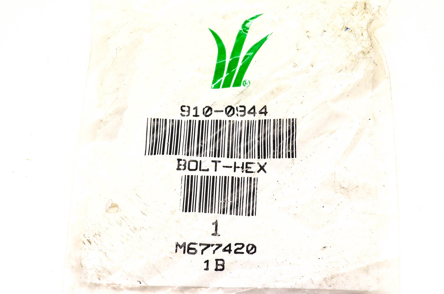 MTD 910-0944 Hex Bolt NOS