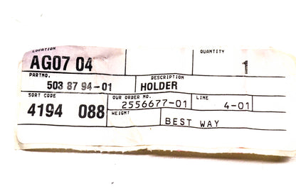 New OEM Husqvarna 503879401, 403 87 94-01 Holder NOS