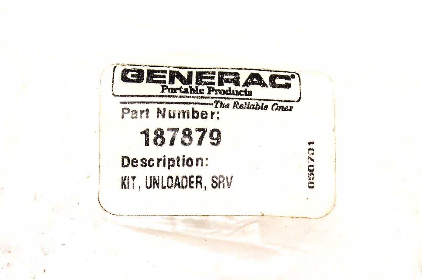 Generac 187879 Unloader Kit NOS
