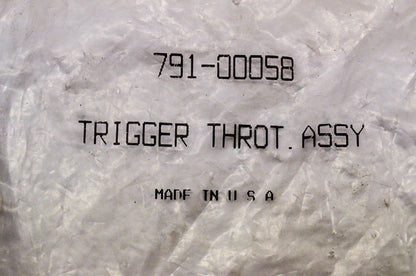 Cub Cadet 791-00058 Throttle Trigger Assembly NOS