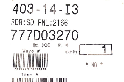 MTD 777D03270, D03270 AC Decal NOS
