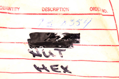 MTD 912-0354 Hex Nut NOS