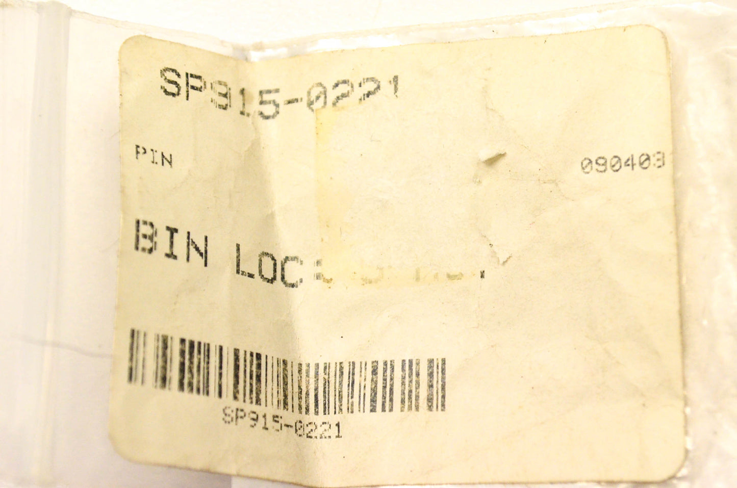 MTD 915-0221 Dowel Pin NOS