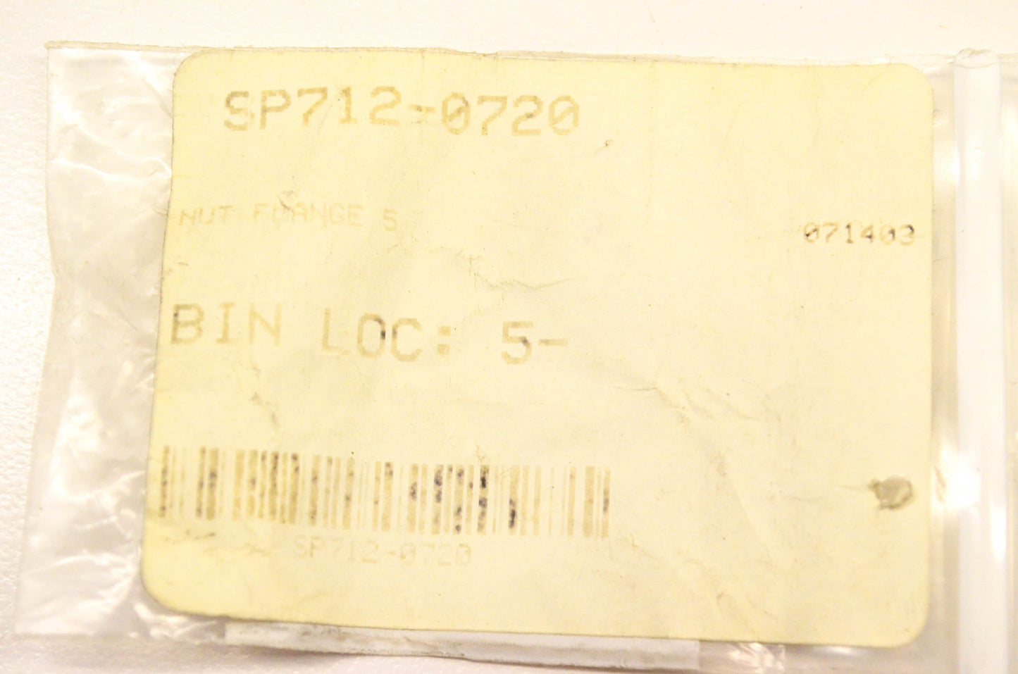 MTD 712-0720 Flange Nut NOS