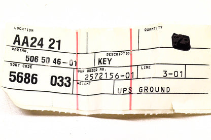 New OEM Husqvarna 506504601, 506 50 46-01 Key NOS