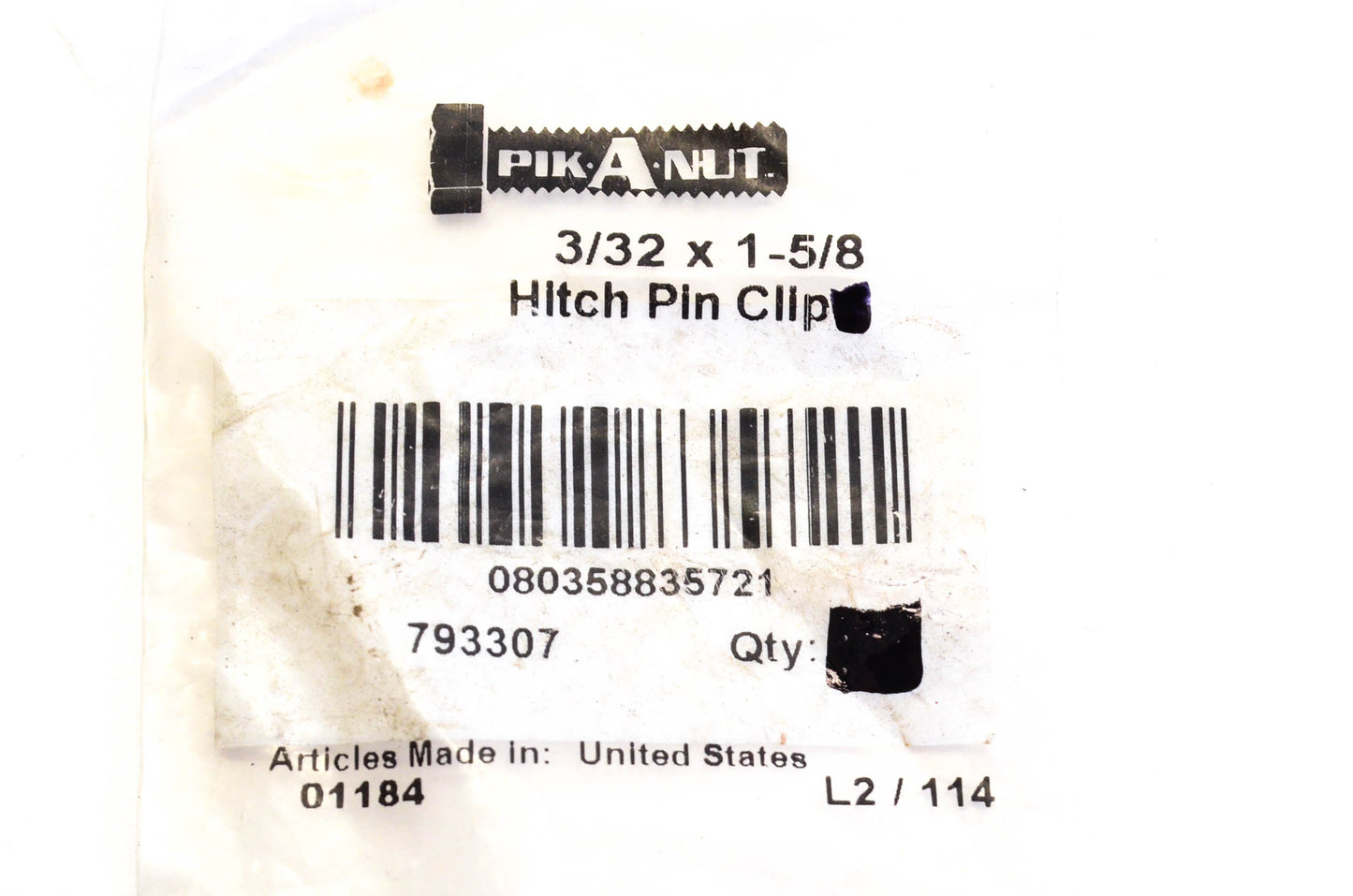 Dorman 793307 Hitch Pin Clip 3/32 x 1-5/8 NOS