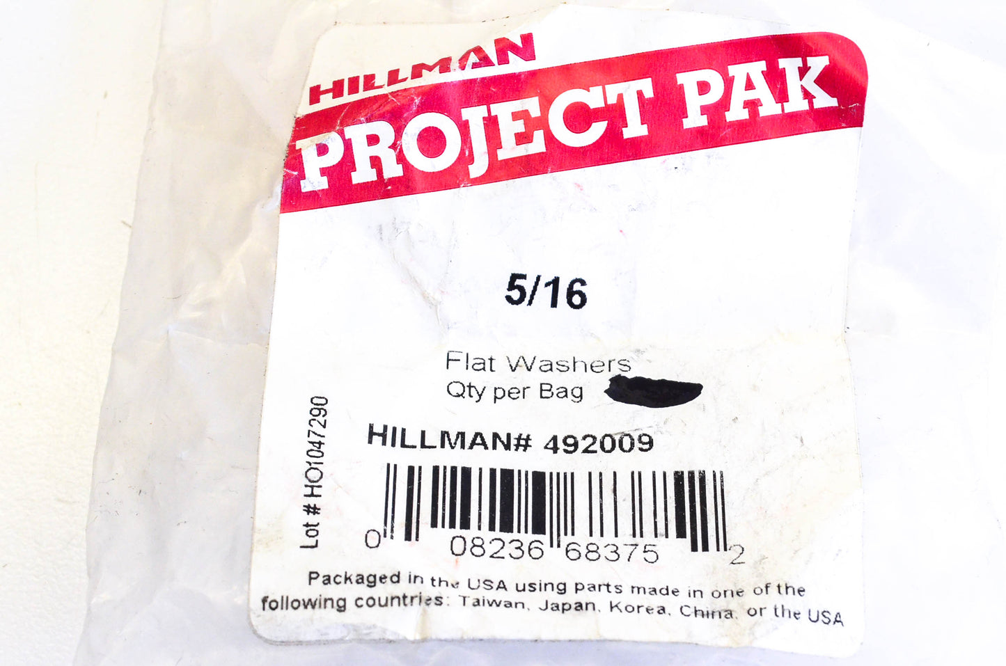 Hillman 492009 Flat Washer 5/16 NOS
