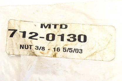 MTD 712-0130 Nut 3/8 - 16 NOS