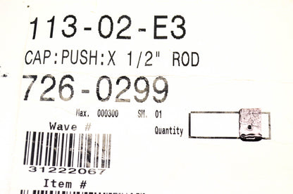 MTD 726-0299 Push Cap NOS