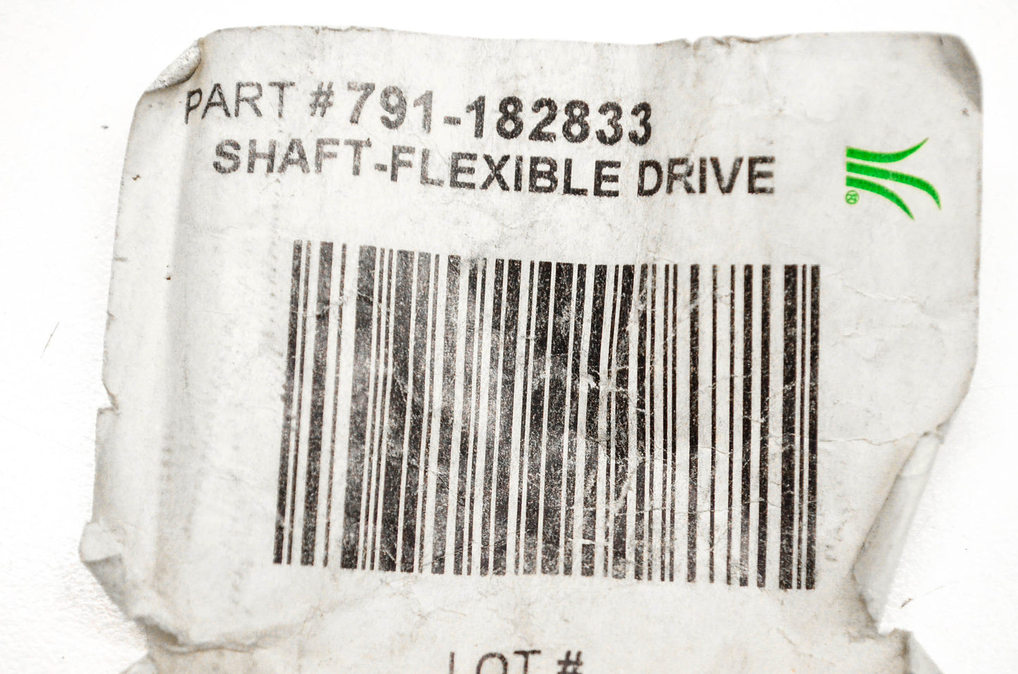 MTD 791-182833 Flex Shaft NOS