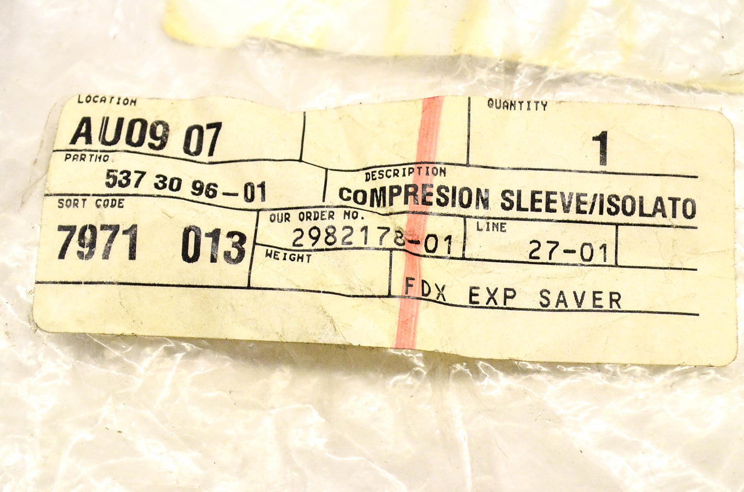 New OEM Husqvarna 537309601 Compression Sleeve Isolator Kit NOS