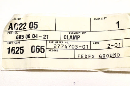 MTD 695000421, 695 00 04-21 Clamp NOS
