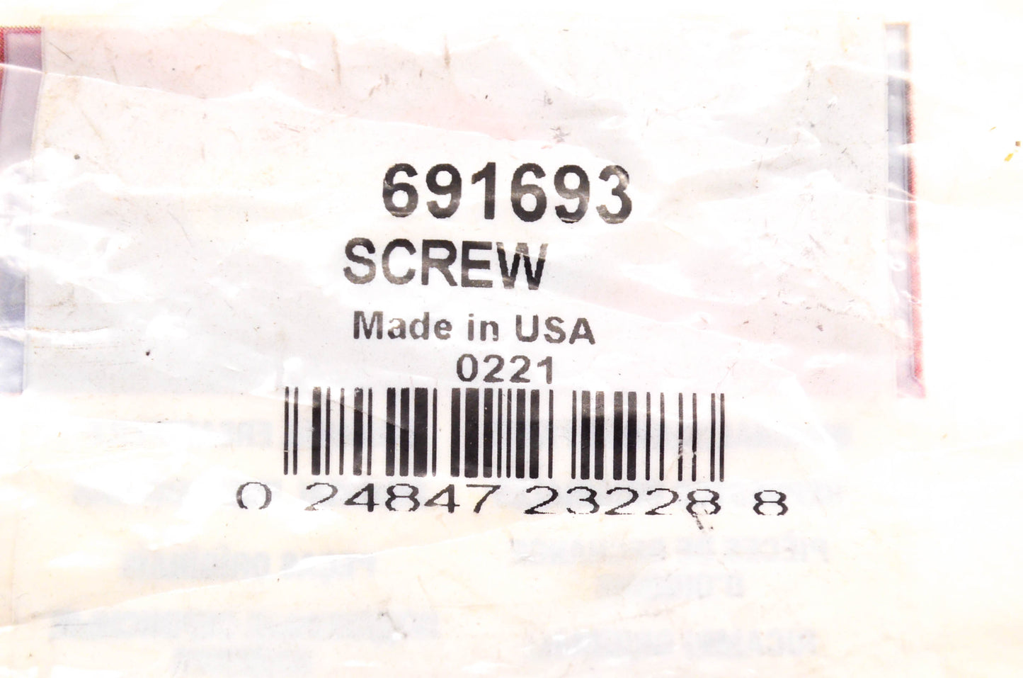 New OEM Briggs & Stratton 691693 Screw NOS