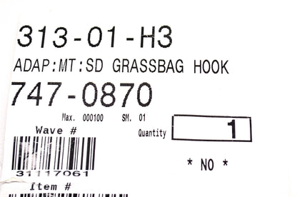 MTD 747-0870 Grass Bag Hook NOS