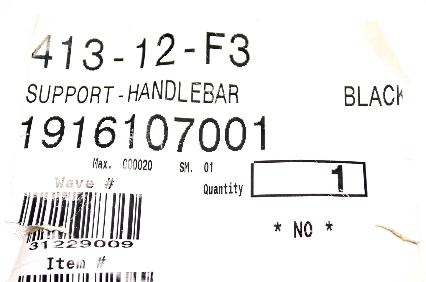 MTD 1916107001 Handlebar Support NOS