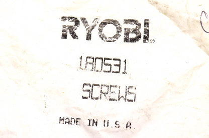 Ryobi 180531 Screw Qty 4 NOS
