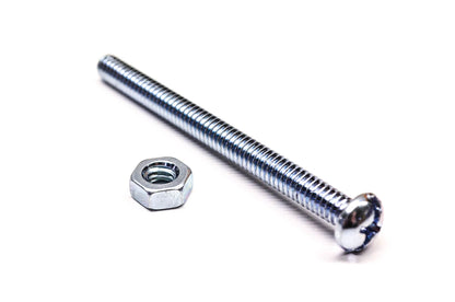 Hillman 491320 Round Slotted/Phillips Screw with Nut 1/4-20x3 NOS